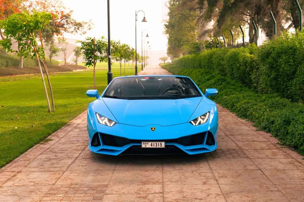 Lamborghini for rent in dubai uae tabadull