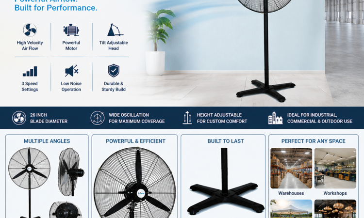 26 Pedestal Fan Lite