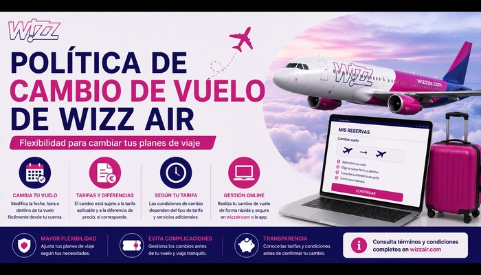 Politica De Cambio De Vuelo De Wizz Air